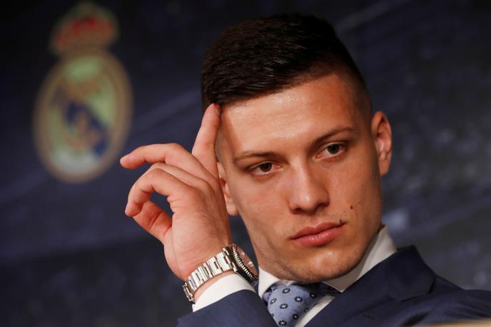 Luka Jović | Luka Jović si je na prvem treningu po dolgem premoru poškodoval stopalo. | Foto Reuters