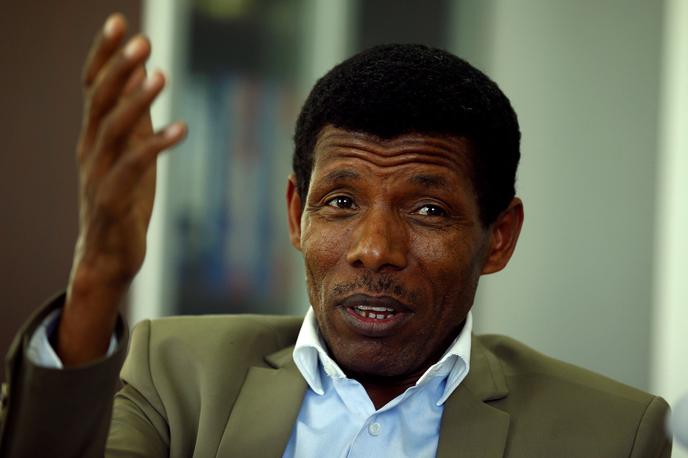 Haile Gebrselassie | Haile Gebrselassie je mladim novinarjem po vsem svetu razkril svoje videnje o dopingu, vročih vremenskih pogojih in novih tehnoloških odkritjih. | Foto Reuters