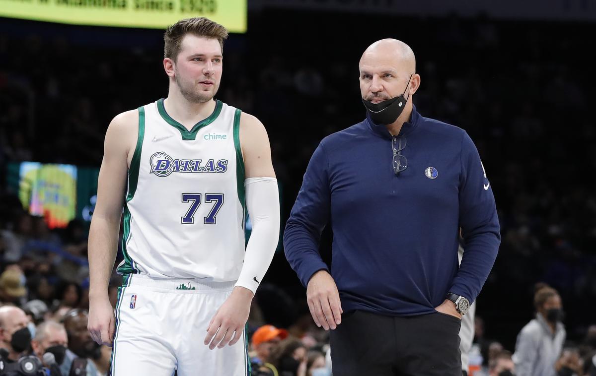 Luka Dončić Jason Kidd | Luka se je po dolgem času vrnil v pogon in pomagal Dallasu do 18. zmage. | Foto Reuters