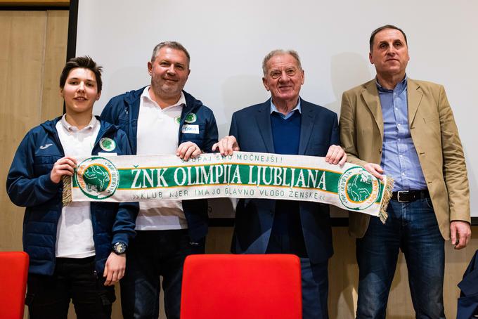 Februarja lani je takole MIlan Mandarić postal predsednik ŽNK Olimpija. | Foto: Grega Valančič/Sportida