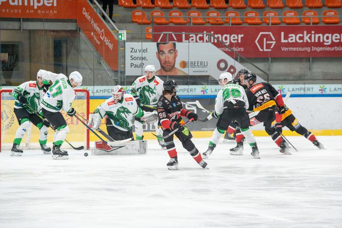 Priložnost za branjenje je dobil Robin Rahm. | Foto: Rothmund_Pioneers.hockey