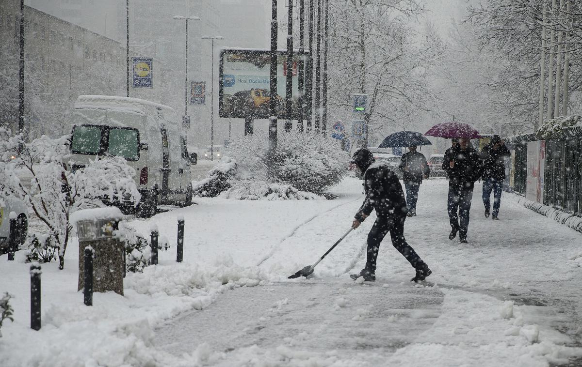 Sneg v Ljubljani | Foto Ana Kovač