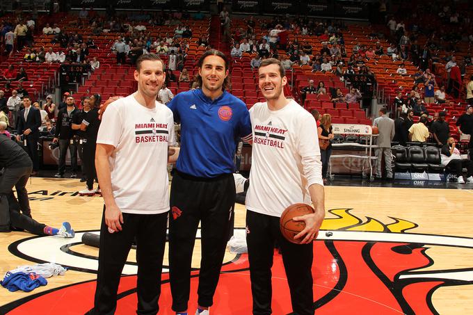 Slovenski trojček v ligi NBA: Beno Udrih, Saša Vujačić in Goran Dragić | Foto: Guliverimage/Getty Images