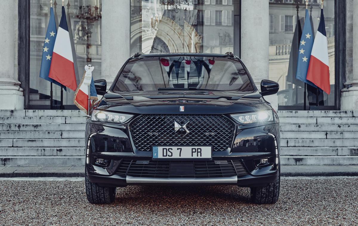 DS 7 crossback Macron | Emmanuel Macron je sedmi francoski predsednik, ki uporablja avtomobile DS. | Foto DS Automobiles