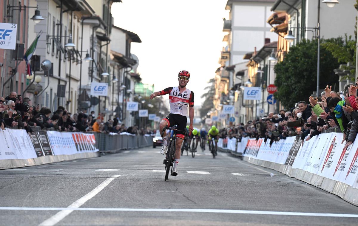 Marc Hirschi | Marc Hirschi se je veselil prve letošnje zmage. | Foto Guliverimage