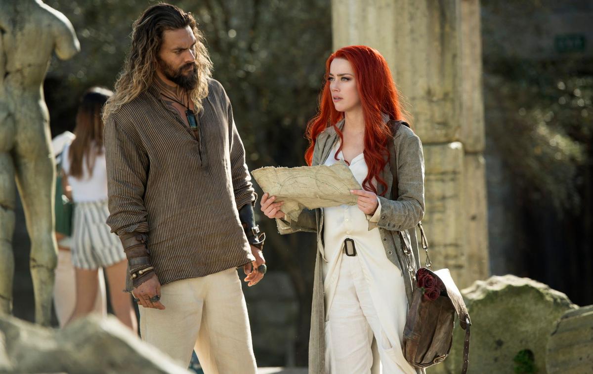 Jason Momoa in Amber Heard | Jason Momoa in Amber Heard v filmu Aquaman | Foto Profimedia