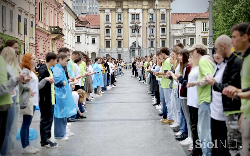 Parada ljubljanskih maturantov