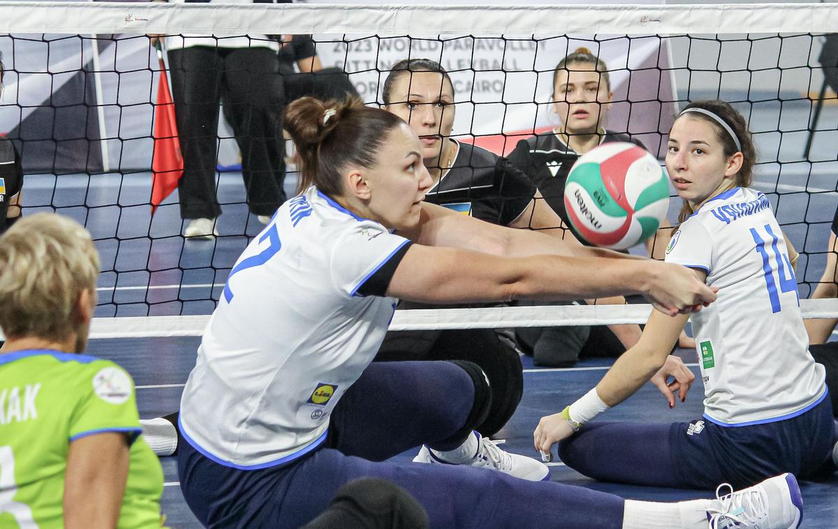 odbojka sede | Slovenska ženska reprezentanca v odbojki sede je na svetovnem pokalu v Egiptu osvojila končno šesto mesto. | Foto World ParaVolley