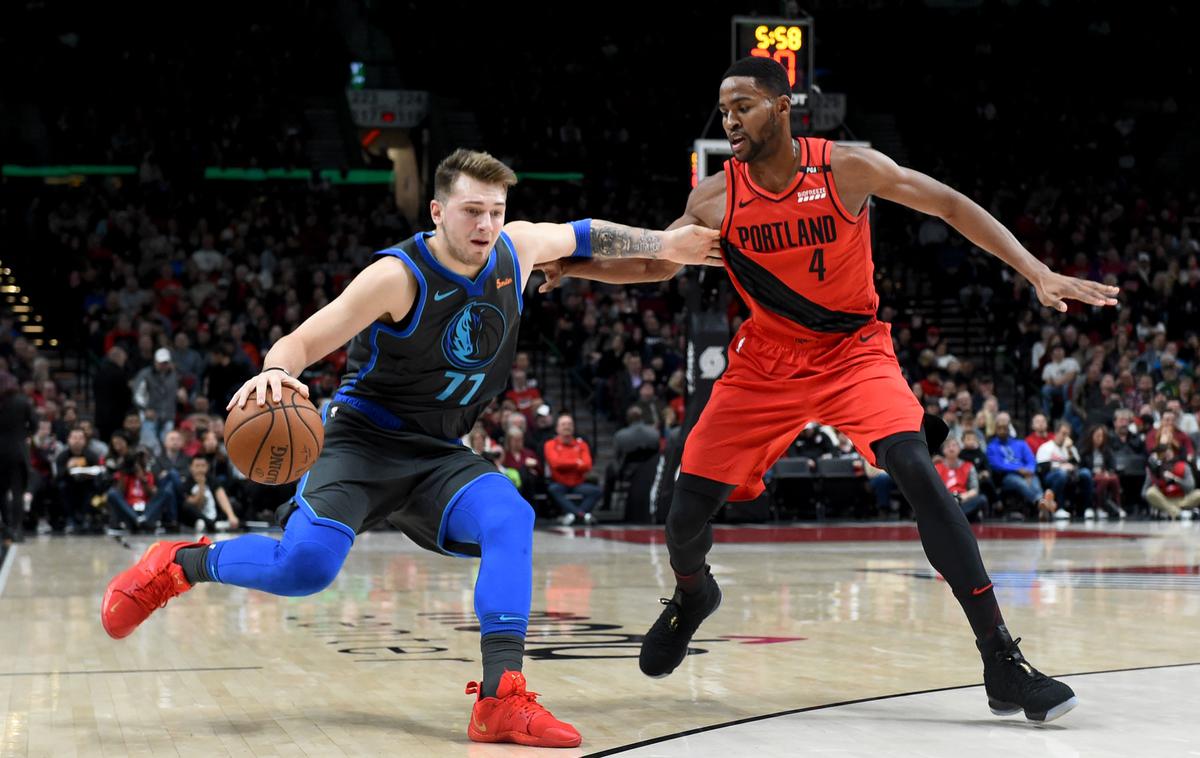 Luka Dončić | Luka Dončić je v Portlandu zbral 23 točk, 11 skokov in 6 asistenc, a je z Dallasom spet izgubil. | Foto Reuters