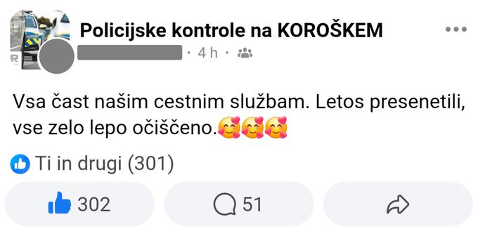 Da je bila v petek pot v službo varna, so morale ponoči delati številne plužne in posipne službe. Dobro očiščeni in posipani vozišča in pločniki zelo zmanjšajo tveganje za poledico ter s tem padce in poškodbe. | Foto: posnetek zaslona/Facebook