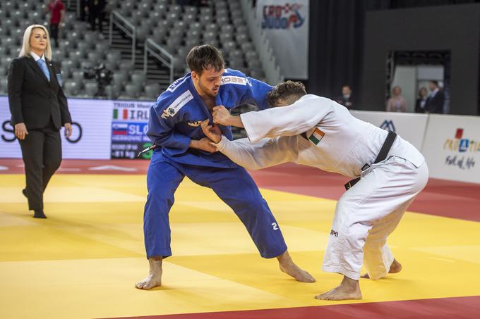 Nace Herkovič je dosegel zmago in poraz. | Foto: Darko Petelinšek/Judo zveza Slovenije