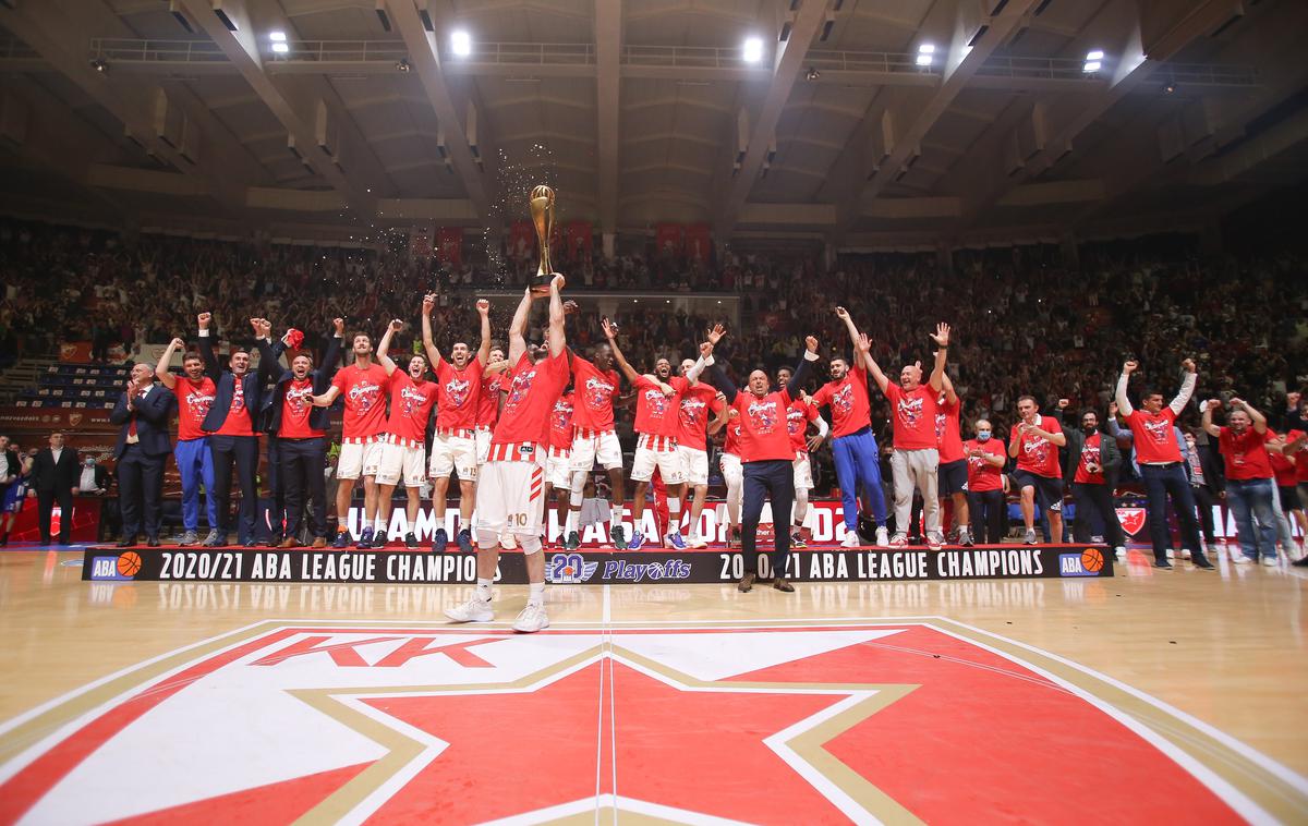 crvena zvezda | Košarkarji Crvene zvezde so prvaki lige ABA. | Foto ABA liga/Crvena zvezda mts