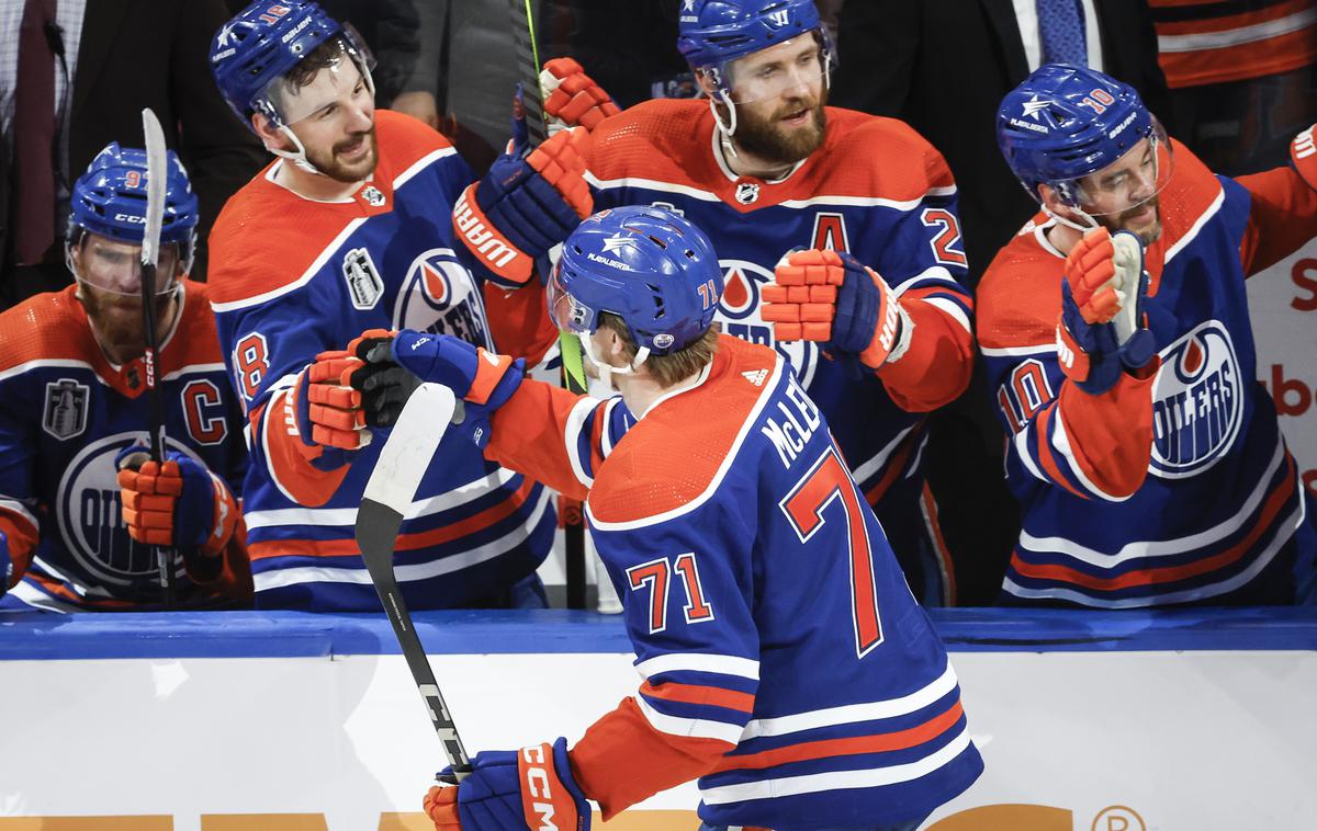 Edmonton Oilers | Edmonton Oilers so na četrti tekmi finala severnoameriške lige NHL doma z 8:1 premagali Florido Panthers- Izid v zmagah je 3:1 za Florido. | Foto Guliverimage