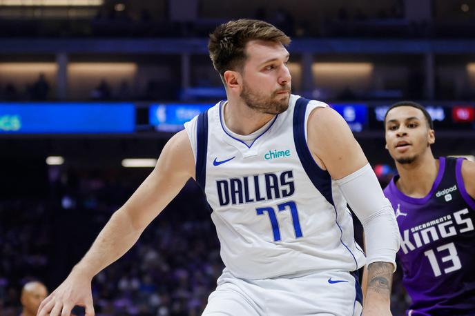 Luka Dončić Dallas Mavericks Sacramento Kings | Luko Dončića in Dallas Mavericks v nedeljo zvečer čaka začetek serije z LA Clippers. | Foto Reuters