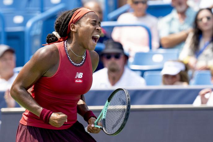 Coco Gauff | Coco Gauff je zmagovalka teniškega turnirja serije WTA 1000 v Cincinattiju.  | Foto Reuters