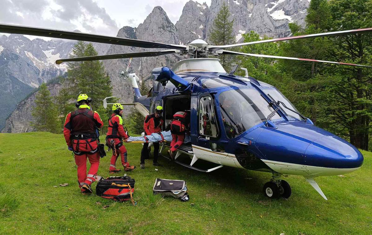 Reševanje helikopter | Fotografija je simbolična. | Foto Gorska reševalna zveza Slovenije