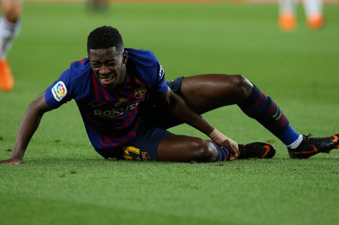 Ousmane Dembele | Ousmane Dembele ima v zadnjih sezonah zelo pogoste težave z zdravjem. | Foto Reuters