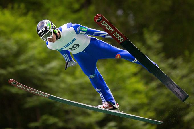 17-letni TImi Zajc, ki je jeseni postal članski državni prvak, je resen kandidat za nastop na prvi tekmi svetovnega pokala v Visli. | Foto: Urban Urbanc/Sportida