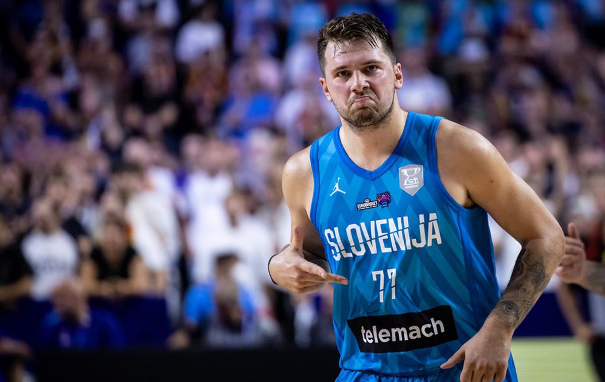 Slovenija : Nemčija slovenska košarkarska reprezentanca Eurobasket 2022 Luka Dončić | Luka Dončić je bil prvo ime dvoboja z Nemci. | Foto FIBA