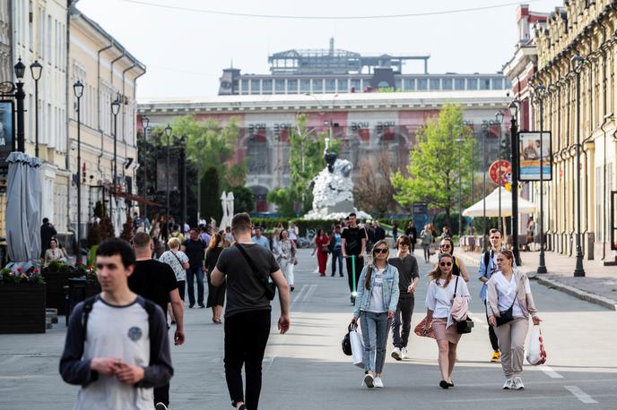 Ulica v Kijevu | Eno izmed ulic so poimenovali po Londonu, prestolnici ene od najtrdnejših zaveznic Ukrajine. | Foto Reuters