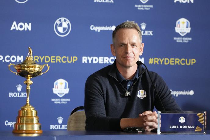 Luke Donald, Ryderjev pokal | Kapetan evropske ekipe Luke Donald je izbral. | Foto Guliverimage