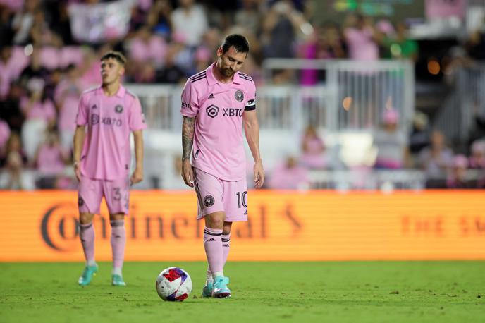 Inter Miami Lionel Messi | Messi se je vrnil po poškodbi in v igro vstopil v 55. minuti. | Foto Reuters