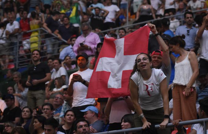 Roger Federer ima navijače po vsem svetu. | Foto: Gulliver/Getty Images