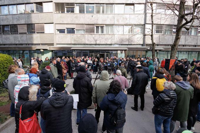 Kaj bo s stavko zaposlenih na RTV Slovenija, ki vztrajajo že več kot leto dni? | Foto: STA/Katja Kodba