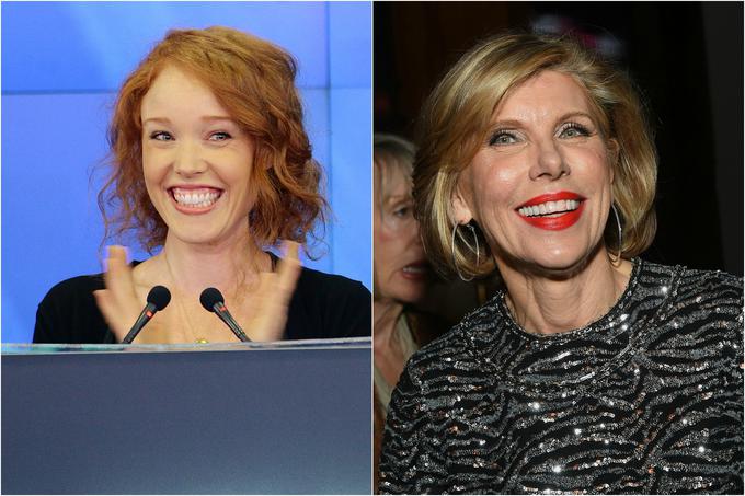 Jessica Keenan Wynn (levo) bo v nadaljevanju Mamma Mie igrala mlado Tanyo, lik, ki ga v odraslem obdobju igra Christine Baranski (desno). | Foto: Getty Images