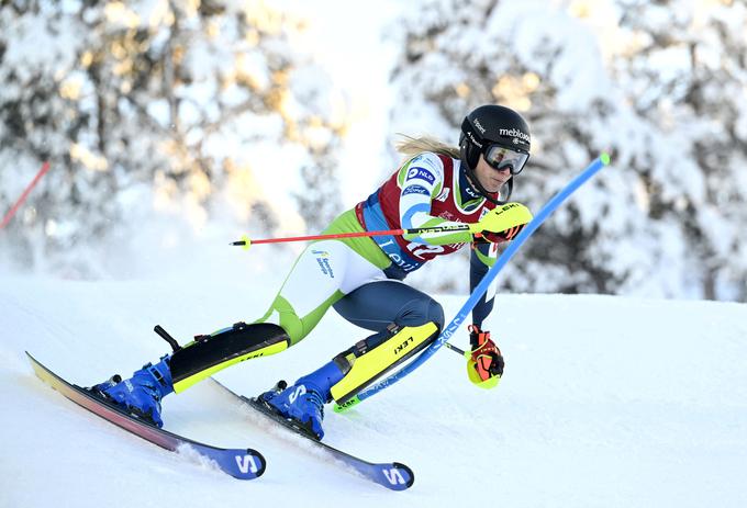 Ana Bucik je v drugi vožnji pridobila eno mesto. | Foto: Reuters