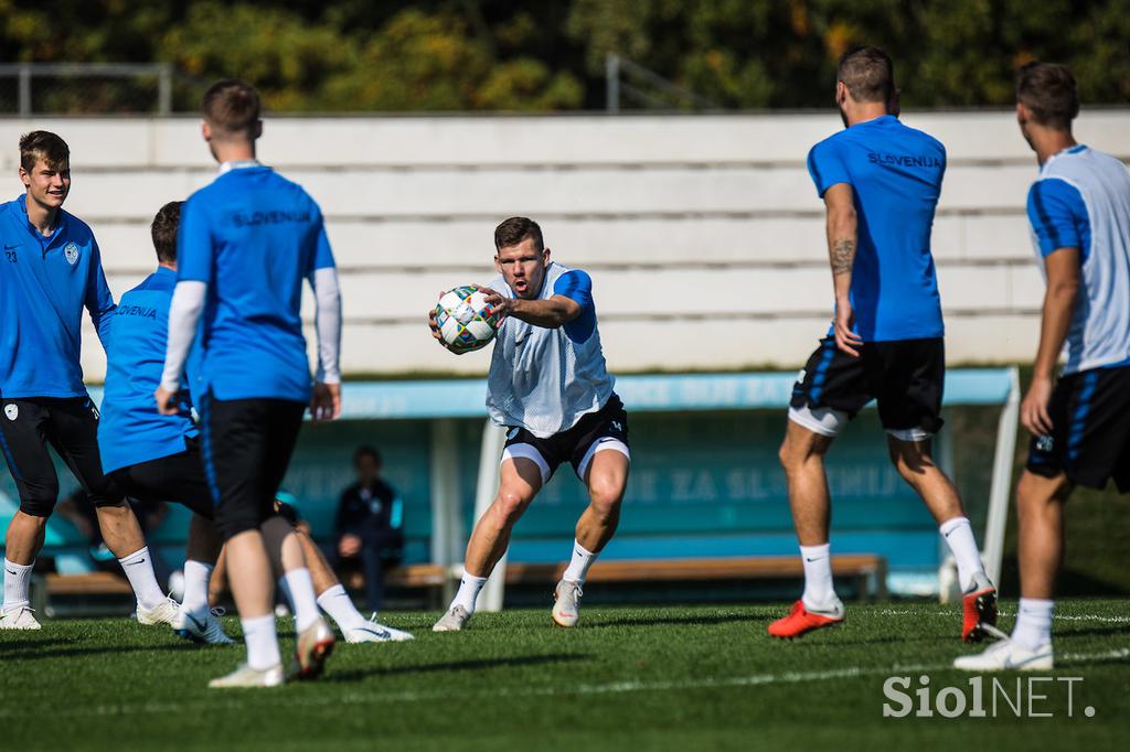 Slovenska nogometna reprezentanca Trening Brdo