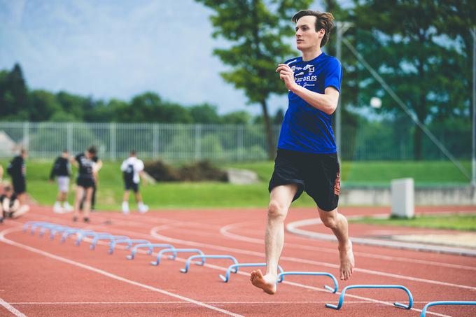 Domen Prevc je eden od šestih skakalcev, ki bodo nastopili v Wisli. | Foto: Grega Valančič/Sportida