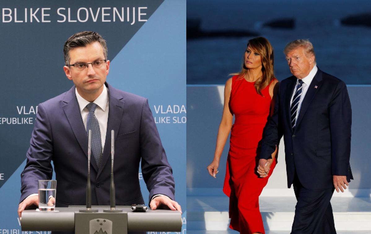 Marjan Šarec, Donald in Melania Trump | Premier Marjan Šarec se bo ob robu letošnjega zasedanja Generalne skupščine Združenih narodov prvič srečal z Donaldom in Melanio Trump. | Foto STA/Reuters