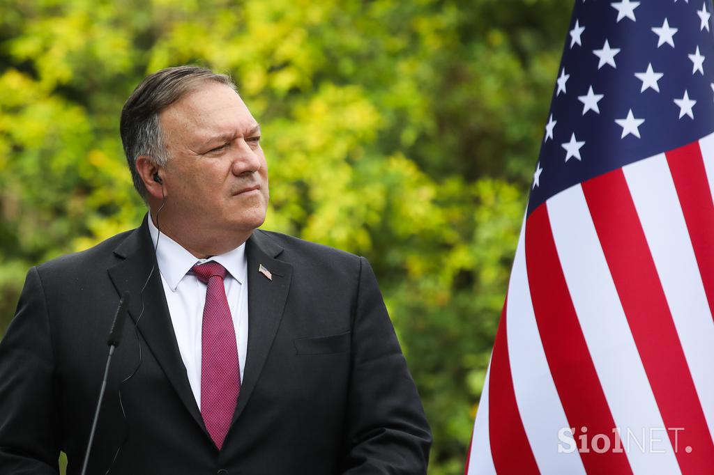 Janez Janša Mike Pompeo Bled