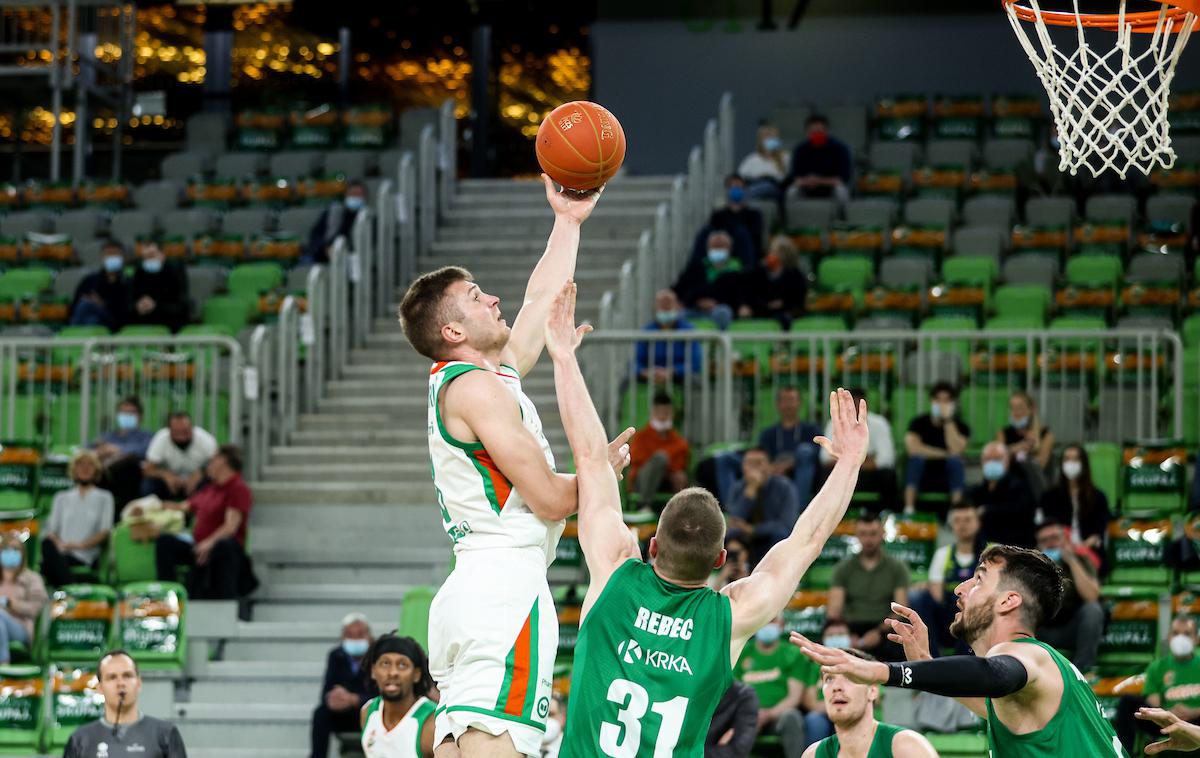 Cedevita Olimpija - Krka (prva tekma finala DP 2021) | Foto Vid Ponikvar