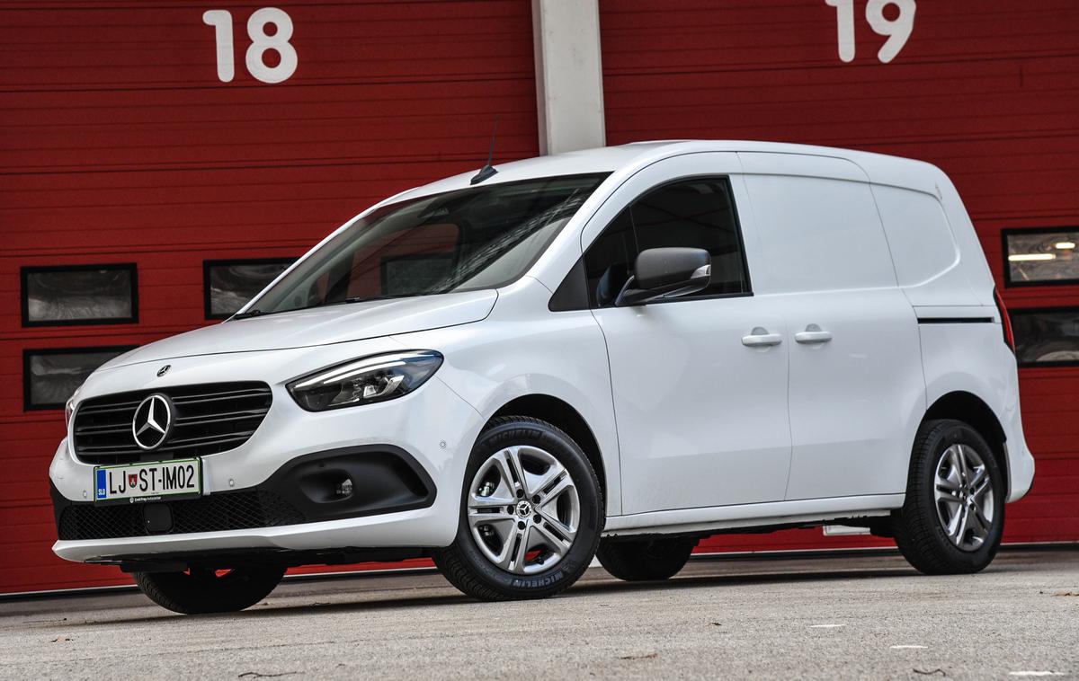 Mercedes-benz citan | Citan je najmanjši Mercedesov dostavnik, ki bo proti koncu leta dobil tudi električno različico. | Foto Paušer Boštjan