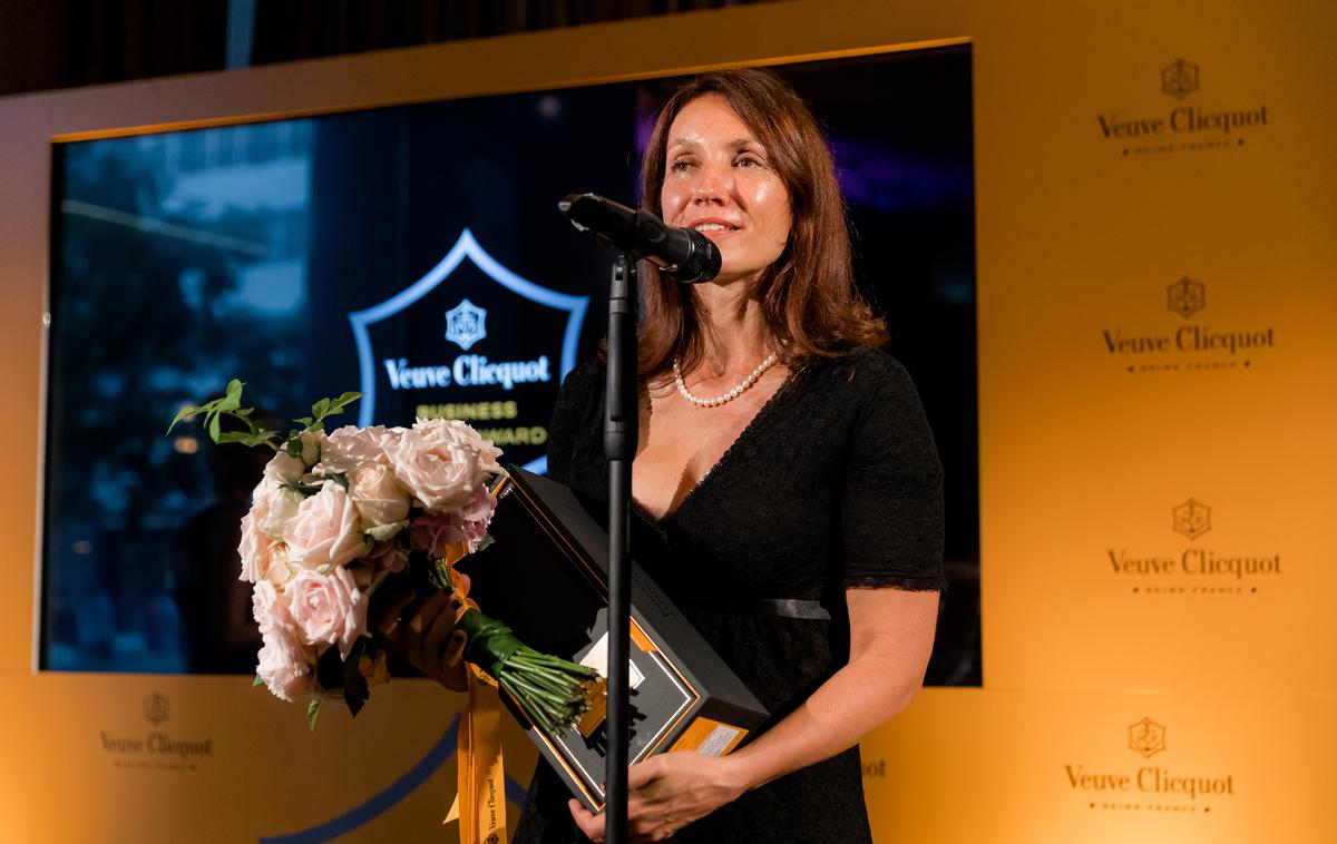 Irena Fonda Veuve Clicquot Business Woman Award 2018 | Prejemnica Veuve Clicquot Business Woman Award 2018 Irena Fonda | Foto Žiga Intihar