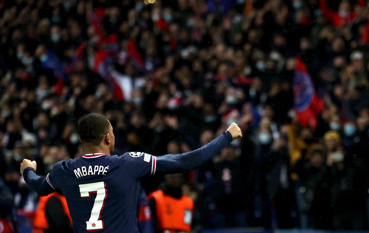 PSG Real Madrid | Kylian Mbappe je bil junak prve tekme osmine finala med PSG in Realom. | Foto Reuters