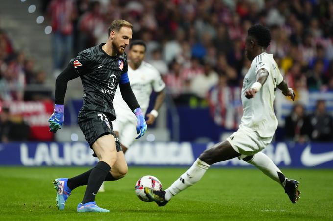 Jan Oblak je navdušil s preigravanjem Viniciusa Jr. | Foto: Reuters