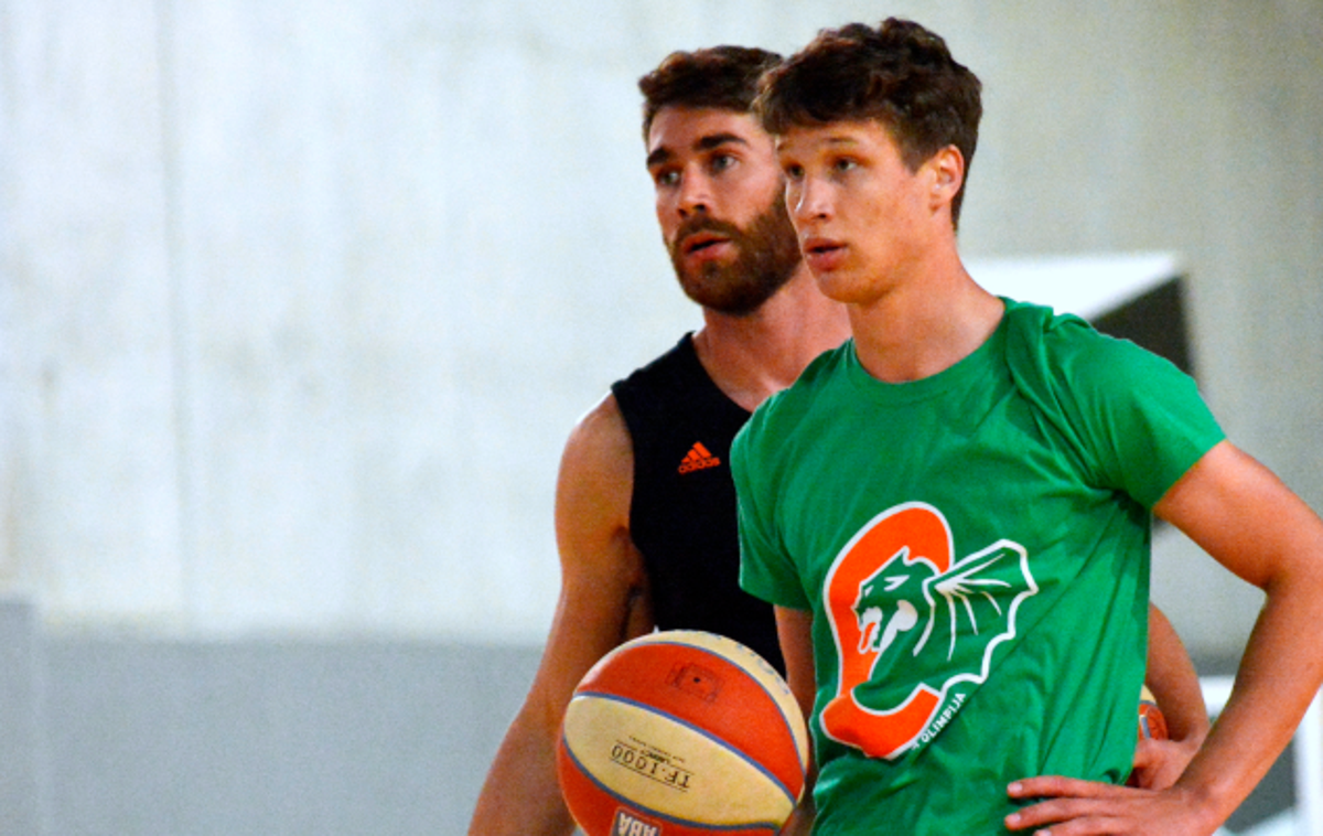 Dan Duščak | Dan Duščak je po treh letih igranja v mladinskih vrstah Real Madrida za prvo člansko ekipo izbral Cedevito Olimpijo. | Foto Cedevita Olimpija Ljubljana