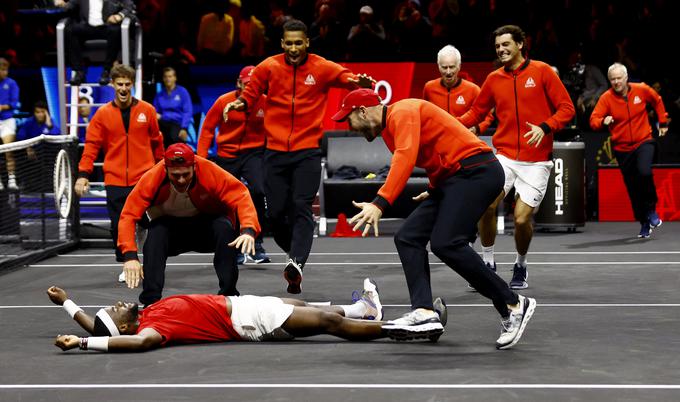 Frances Tiafoe je ekipi sveta priboril zadnje tri točke. | Foto: Reuters