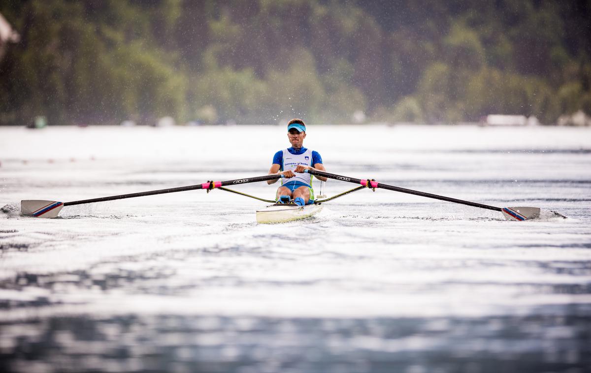 Rajko Hrvat | Na prvi veslaški regati v Sloveniji po koronakrizi je slavil Rajko Hrvat. | Foto Grega Valančič/Sportida