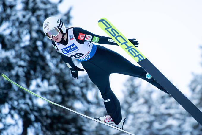 Francozinja Josephine Pagnier je v soboto napadala tretjo zaporedno zmago v svetovnem pokalu, nato pa ostala brez stopničk. | Foto: Guliverimage