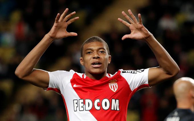 Kylian Mbappe je komaj dopolnil 18 let, a že zabija gole za Monaco. | Foto: Reuters