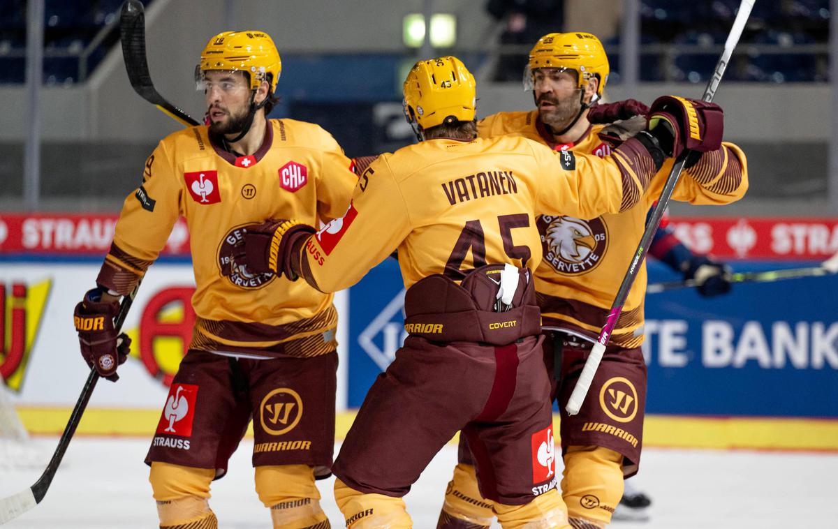 Servette | Hokejisti švicarskega kluba Servette iz Ženeve se bodo za lovoriko v ligi prvakov na domačem ledu pomerili s švedsko Skellefteo. | Foto Guliverimage