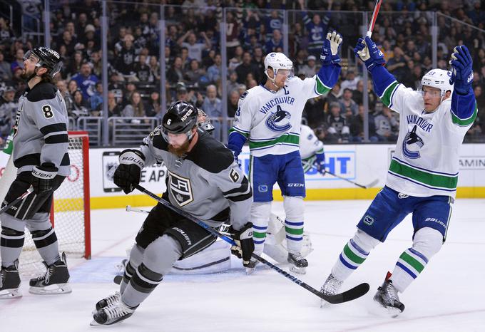 Moštvi LA Kings in Vancouver bosta septembra igrali na Kitajskem. | Foto: Reuters