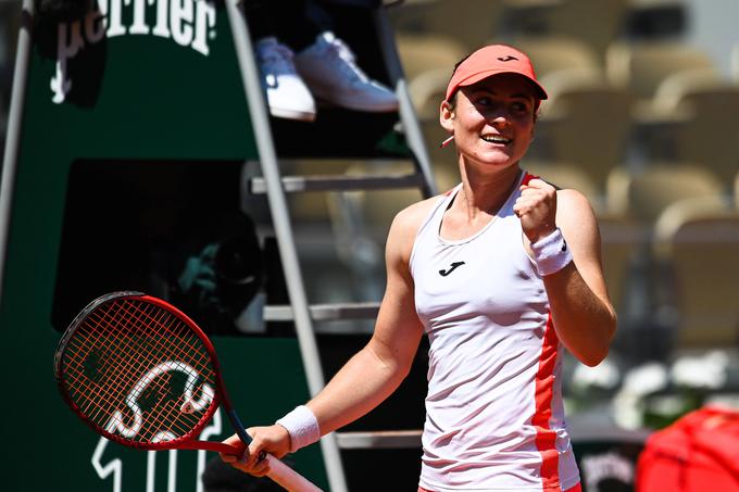 Tamara Zidanšek se je leta 2021 na OP Francije prebila do polfinala. | Foto: Guliverimage/Vladimir Fedorenko