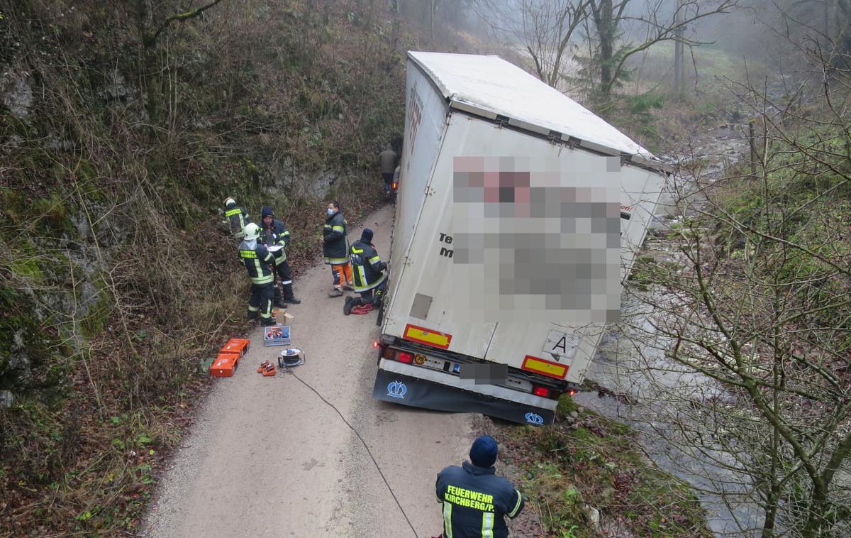 tovornjak reševanje | Foto Freiwillige Feuerwehr Kirchberg