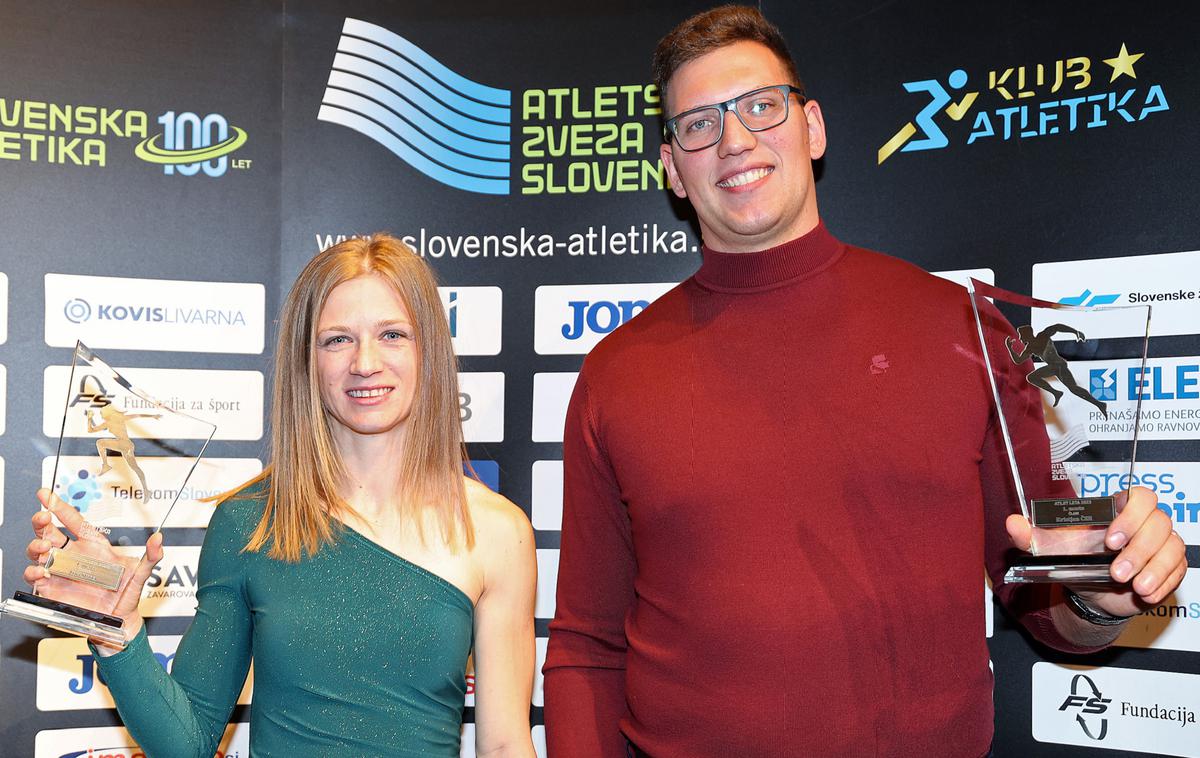 atlet leta Kristjan Čeh Tina Šutej | Atleta leta Tina Šutej in Kristjan Čeh | Foto www.alesfevzer.com