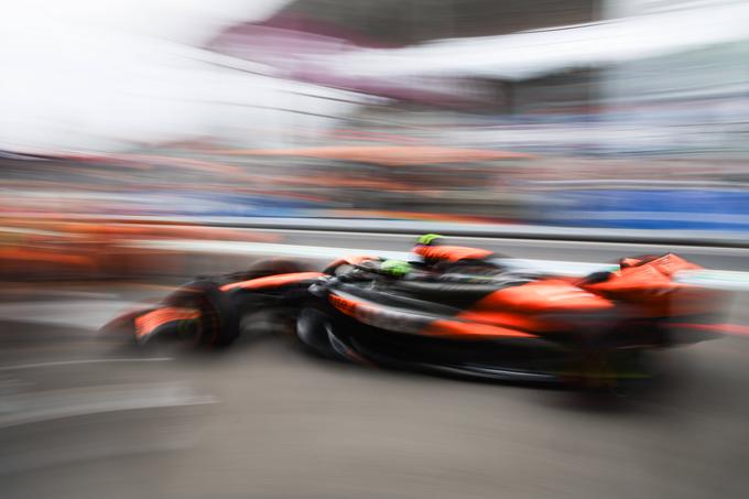 Lando Norris je bil pred dvema tednoma na prvem štartnem položaju, v Bakuju bo v predzadnji vrsti. | Foto: Guliverimage